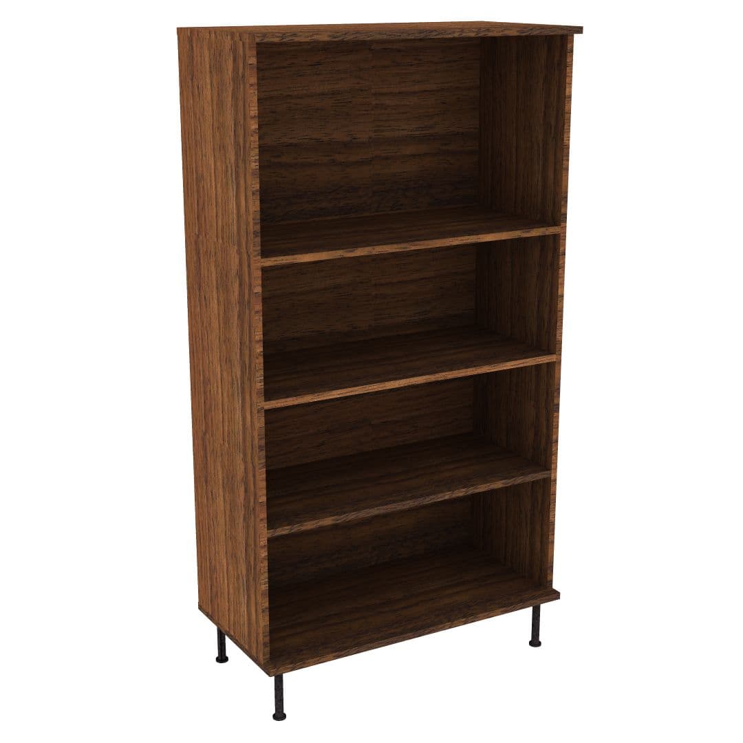 BeSpace Open Bookcase with Bent Plywood