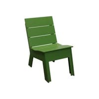 Fire Used Outdoor Chair, Green Leaf