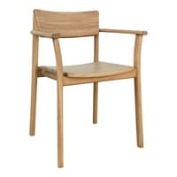 Poise Arm Chair w/Wood Seat