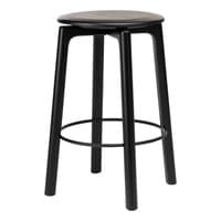 Glide Counter Stool w/Wood Seat