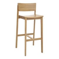 Poise Bar Stool w/Wood Seat