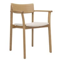 Poise Arm Chair w/Upholstered Seat