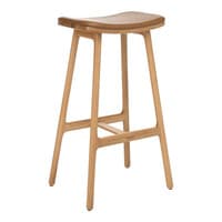 Odd Bar Stool w/Upholstered Seat