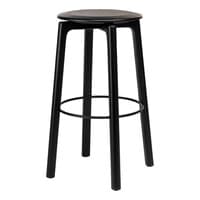 Glide Bar Stool w/Wood Seat