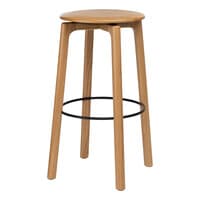 Glide Bar Stool w/Wood Seat