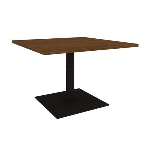 Nosh 29"H 42" Square Table with Square Disc Base