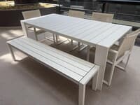 Linear Table with benches
