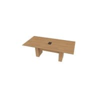 Rectangular Conference Table 42X84 w/Column Base