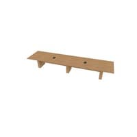 Rectangular Conference 48 X192 w/Column Base x4