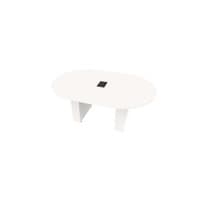 Racetrack Table 36X72 w/Column Base