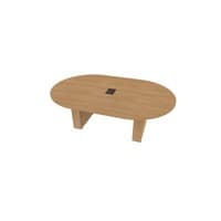 Racetrack Table 42X84 w/Column Base