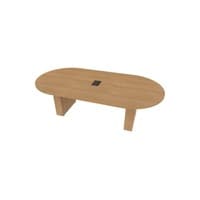 Racetrack Table 36X96 w/Column Base