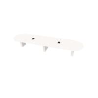 Racetrack Table 60 X192 w/Column Base