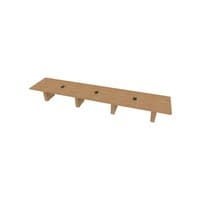 Conference Table Rectangular, Radius Corners 48 X228 w/Column Base x4