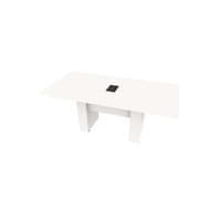 Conference Table Rectangular, Radius Corners 36X72 w/Column Base