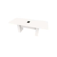 Conference Table Rectangular, Radius Corners 36X84 w/Column Base