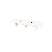 Conference Table Rectangular, Radius Corners 48 X144 w/Column Base