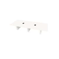 Conference Table Rectangular, Radius Corners 60 X144 w/Column Base